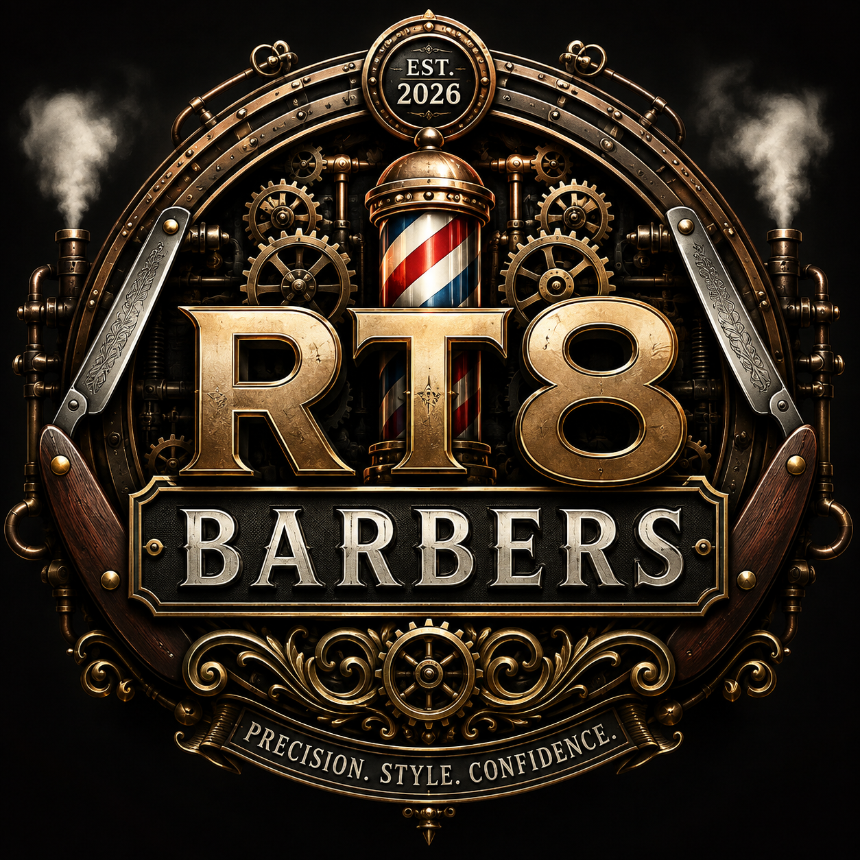RT8 Barbers emblem